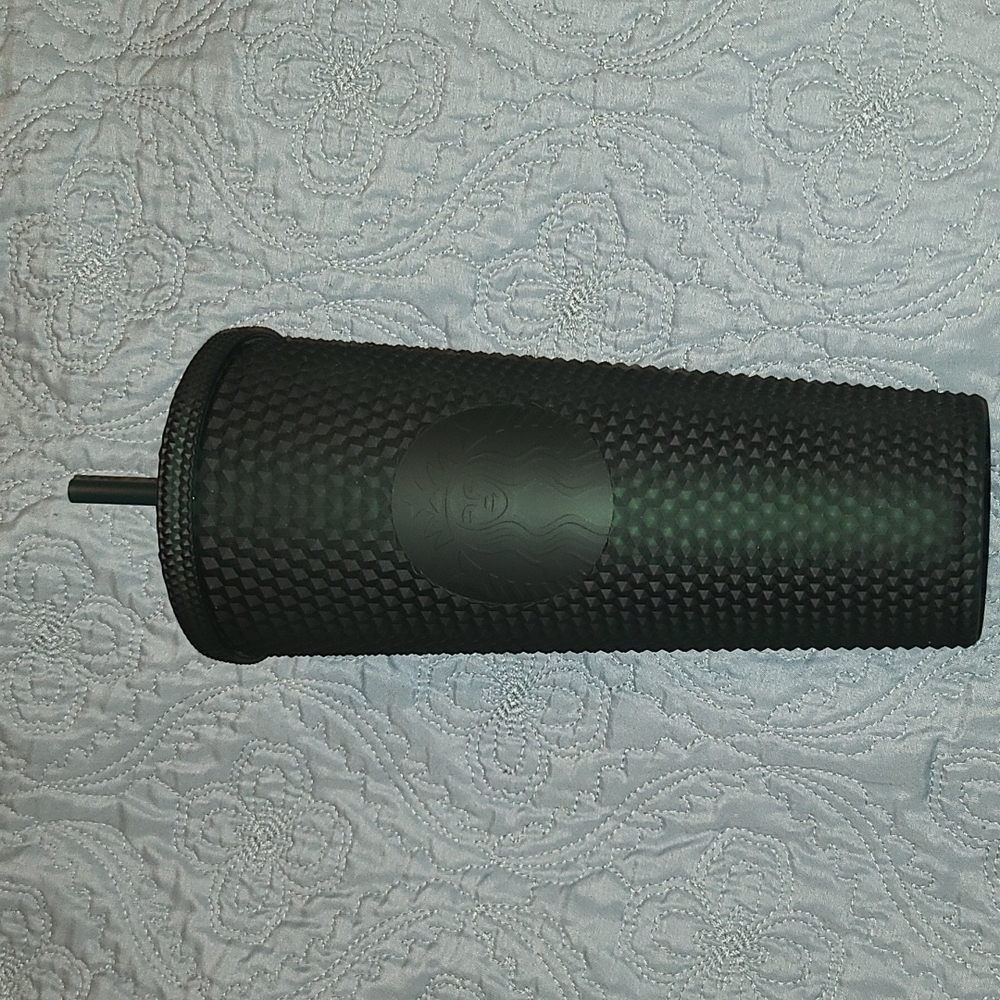 BNWT Dark green studded Starbucks tumbler